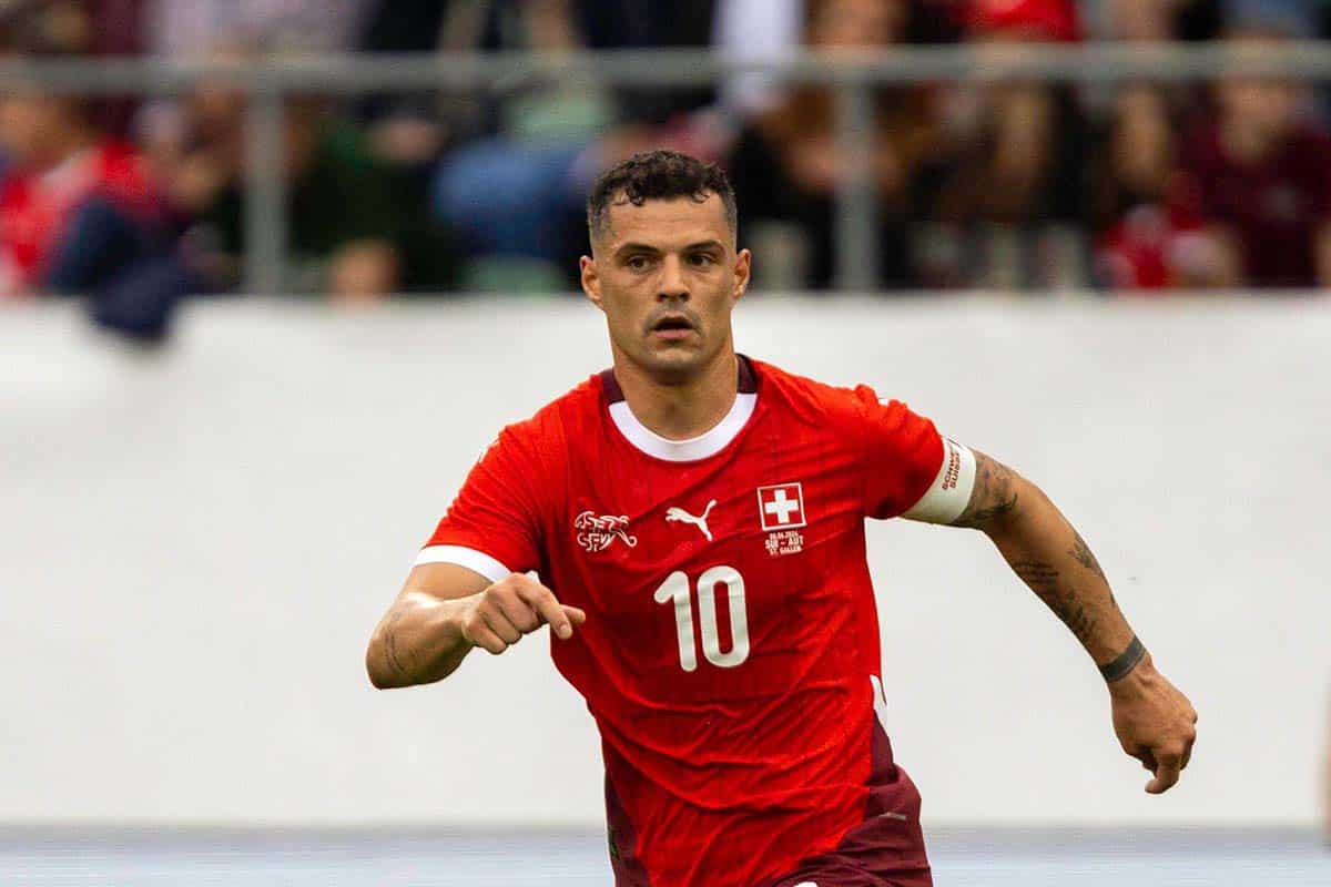 Granit Xhaka / Ungan Schweiz EM Tipp (© Sipa US / Alamy Stock Photo)