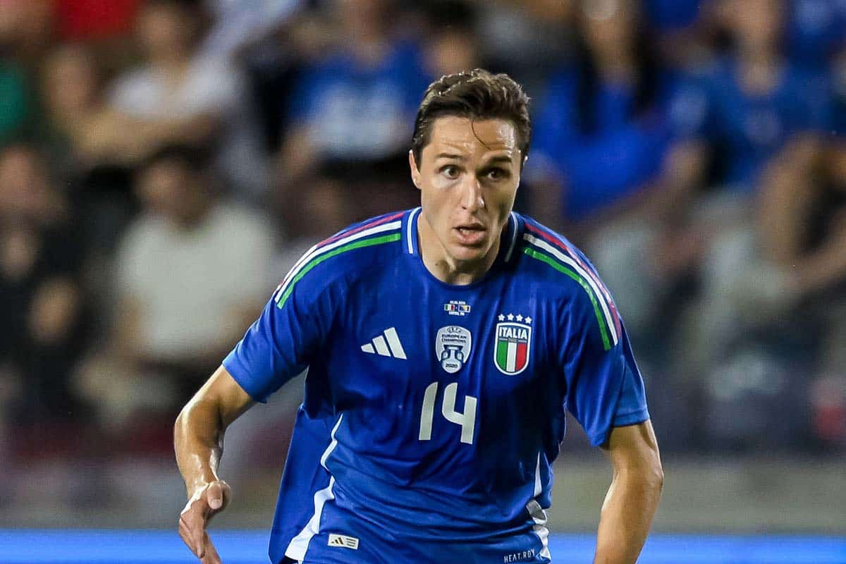 Federico Chiesa / Italien Albanien EM Tipp (© Aflo Co. Ltd. / Alamy Stock Photo)