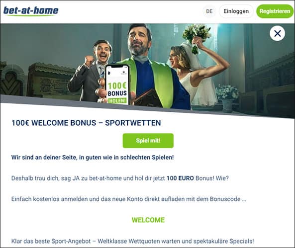 Bet-at-home Neukunden Bonus 