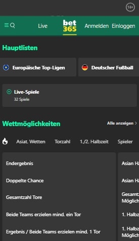 Bet365 Sportwetten