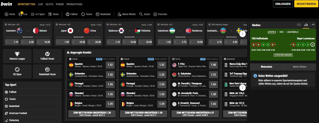 Bwin Sportwetten