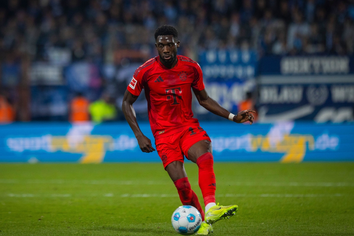 Alphonso Davies / Bayern Union Berlin Tipp (© Moritz Müller / Alamy Stock Photo)