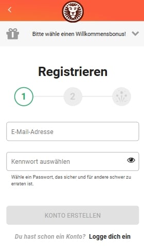 LeoVegas registrieren