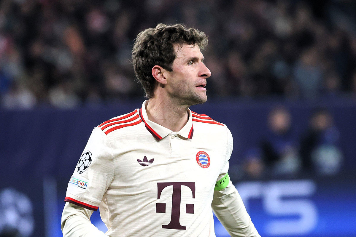 Thomas Müller / Feyenoord Bayern Tipp (© Eibner-Pressefoto / Alamy Stock Photo)