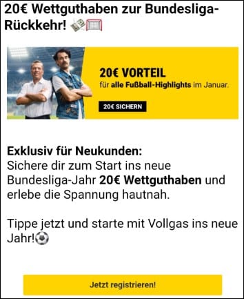 Interwetten Gutscheincode 20 Euro Gratis Wettguthaben