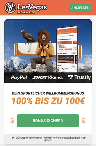 Neukunden Bonus bei LeoVegas