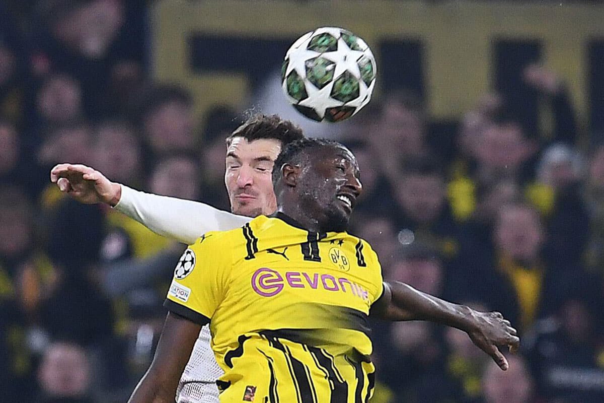 Thomas Meunier vs Serhou Guirassy / Lille Dortmund Tipp (© ddp media GmbH / Alamy Stock Photo)